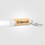 Porte-clés Lampe Torche LED en Bambou – Image 4