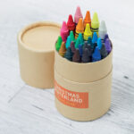 Tube de 30 crayons de cire personnalisés