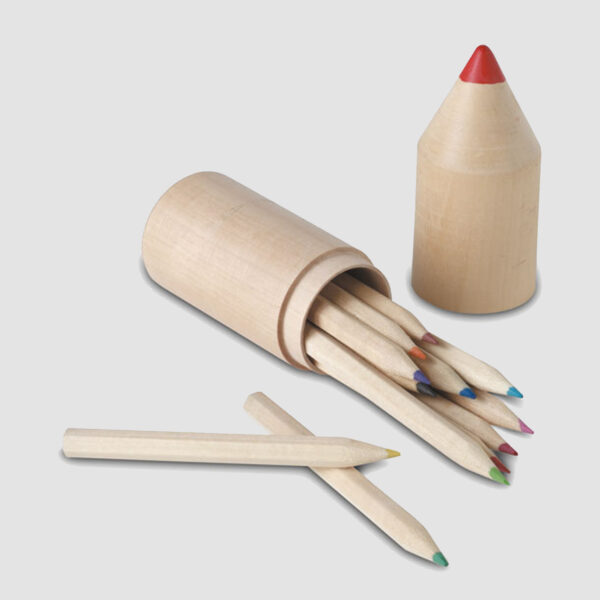 Set de 12 crayons en bois – Image 1