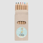 Set de 6 crayons de couleur