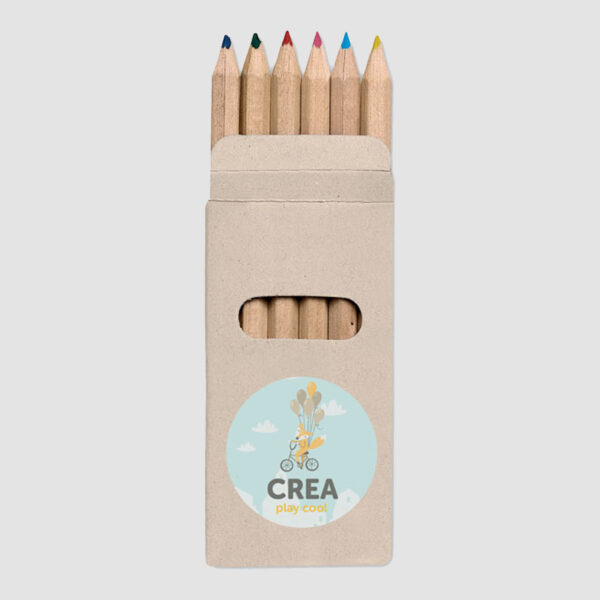 Set de 6 crayons de couleur – Image 1