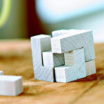 Puzzle cube en bois 3×3×3