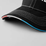 Casquette de baseball en coton à visière sandwich personnalisée – Image 3