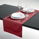 Chemin de table en polyester avec microfibre