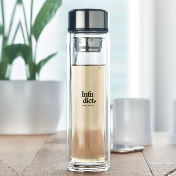 Bouteille en Verre Borosilicate 390 ml – Image 1