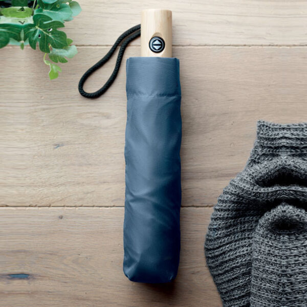 mo6265.jpg Parapluie réversible 3 plis automatique 23’’ en RPET pongé 190T – Image 1