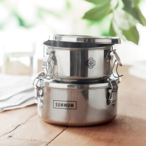 Ensemble de boîtes à lunch en acier inoxydable