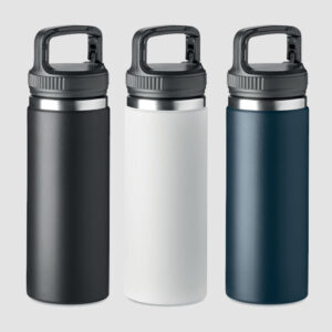 Bouteille Isotherme Inox 500 ml avec Crochet de Suspension