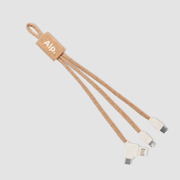 mo6812.jpg Câble de chargement 3-en-1 en liège – Image 1