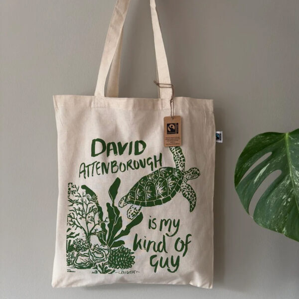 Sac shopping en coton équitable 140 g/m² – Image 1