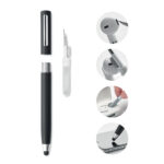 Stylo à bille twist avec stylet et kit de nettoyage intégré personnalisé – Image 3