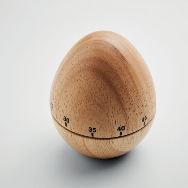 Minuteur œuf en bois de pin – Image 1