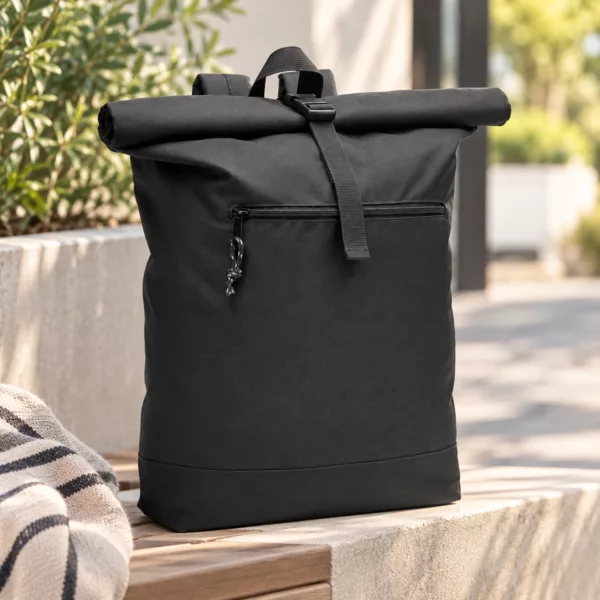 mo6993 Sac à Dos Enroulable en Polyester 600D RPET personnalisé – Image 1