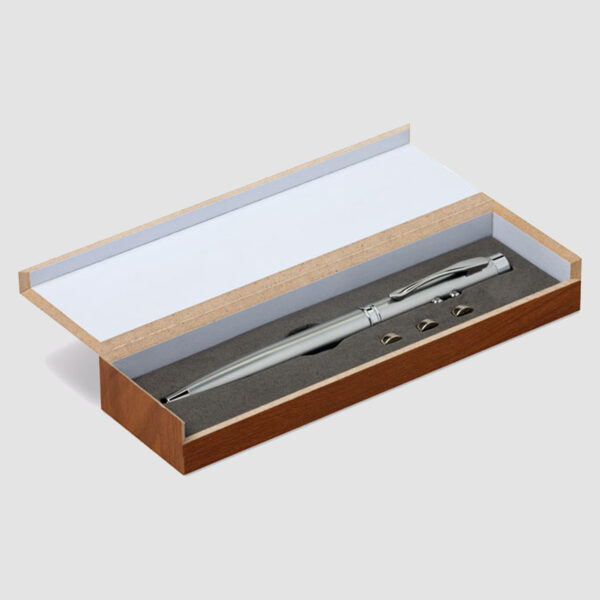 Stylo Argenté Multifonctions – Image 1