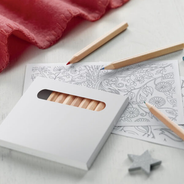 Set de dessin adulte dans une boîte en papier recyclé – Image 1