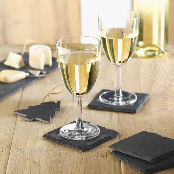 mo9124.jpg Ensemble de 4 sous-verres en ardoise – Image 1