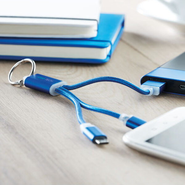 Porte-clés câble de chargement 3-en-1 – Image 1