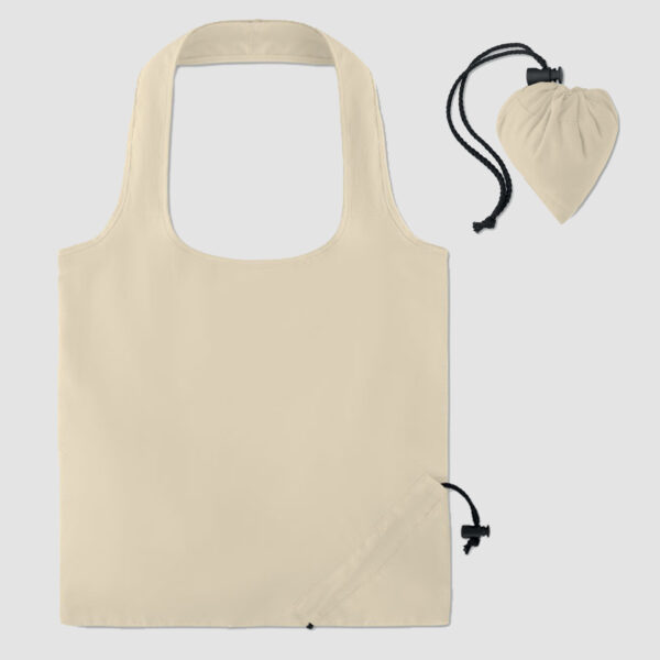 Sac shopping pliable en coton – Image 1