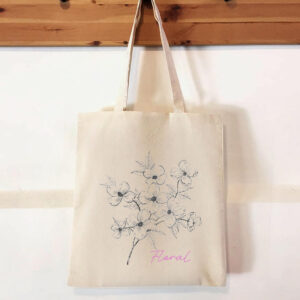 Sac shopping en coton à anses longues 180gr/m²