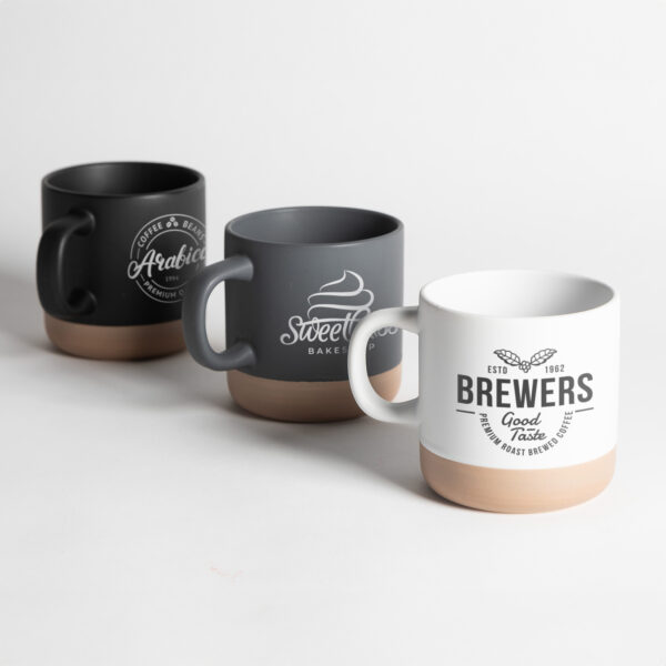 Tasse Terra en céramique à base d’argile – 355 ml – Image 1