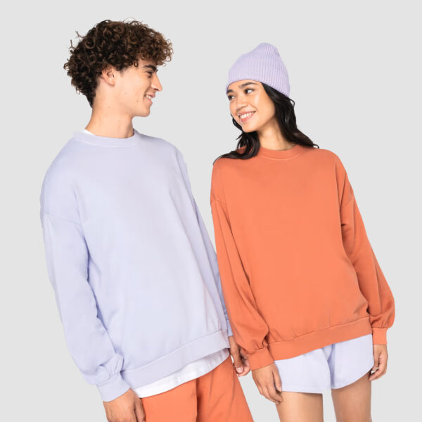 Sweatshirt oversize en coton biologique – Image 1