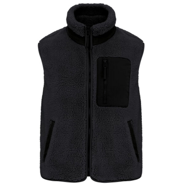 Bodywarmer sherpa unisexe écoresponsable – Image 3