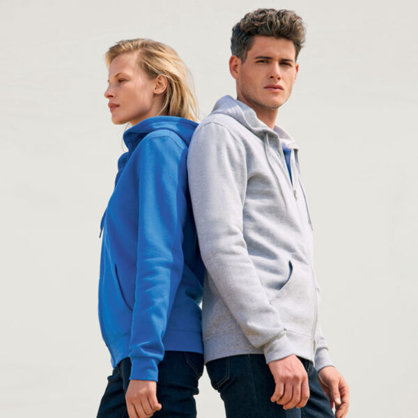 Veste Stone Zippée à Capuche Unisexe – Image 1