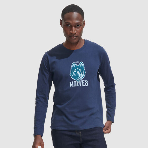 T-shirt Echo Manches Longues Homme – 190 g/m² – Image 1