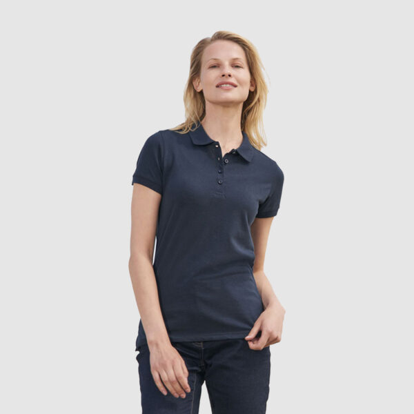 s11338.jpg Polo Femme en Coton Peigné - 170 g/m² – Image 1
