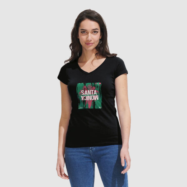 T-shirt Noble Femme Col V - 150 g/m² – Image 1