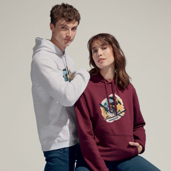 Sweat à Capuche Unisexe Confort Moderne – Image 1