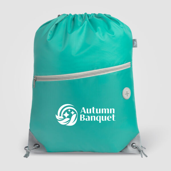 Sac à Cordon Vilda avec Poche Frontale Zippée – Image 4