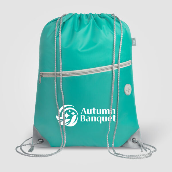 Sac à Cordon Vilda avec Poche Frontale Zippée – Image 5