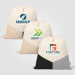 Sac à Cordon Triad en Coton Recyclé Multicolor