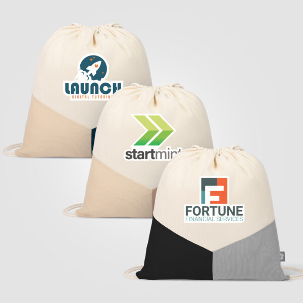 uji-mix_6.jpg Sac à Cordon Triad en Coton Recyclé Multicolor – Image 1