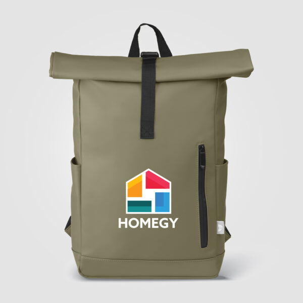 Malmö - Sac à dos Rolltop recyclé imperméable – Image 2