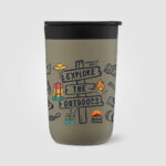 Gobelet double paroi en PP recyclé personnalisé - 415 ml – Image 2