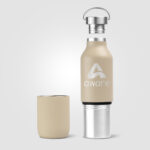 Freya Duo - Bouteille 2-en-1 en acier inoxydable recyclé avec gobelet intégré – Image 6