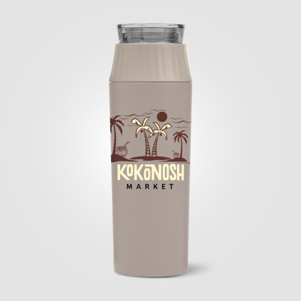 Gourde Majesty à couvercle étanche en acier inoxydable – Image 4