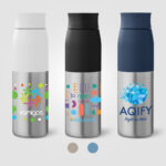 Bouteille Borealis à couvercle à torsion en acier inoxydable