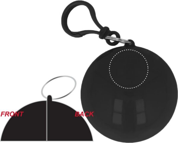 Poncho de Pluie Transparent en PE – Image 2