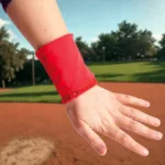 Tour de poignet sport en microfibre avec poche zippée