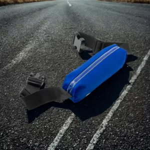 Sac banane sport tactile en lycra réfléchissant