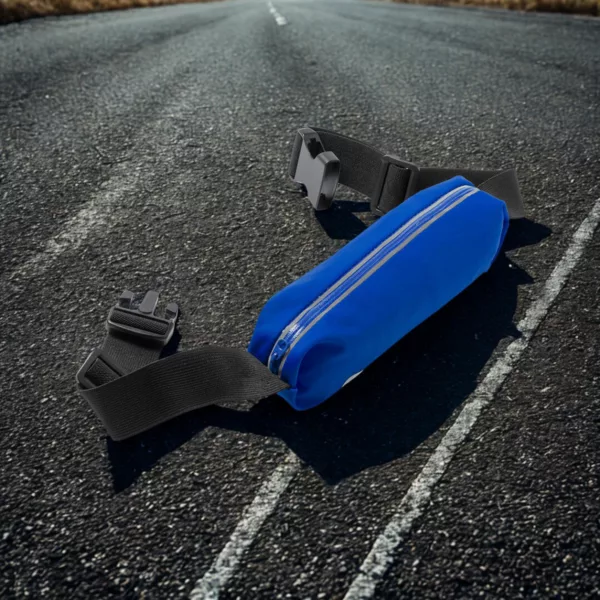 Sac banane sport tactile en lycra réfléchissant – Image 1