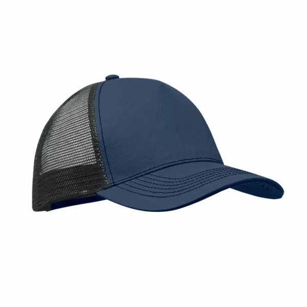 Casquette trucker 5 panneaux coton et maille polyester – Image 4