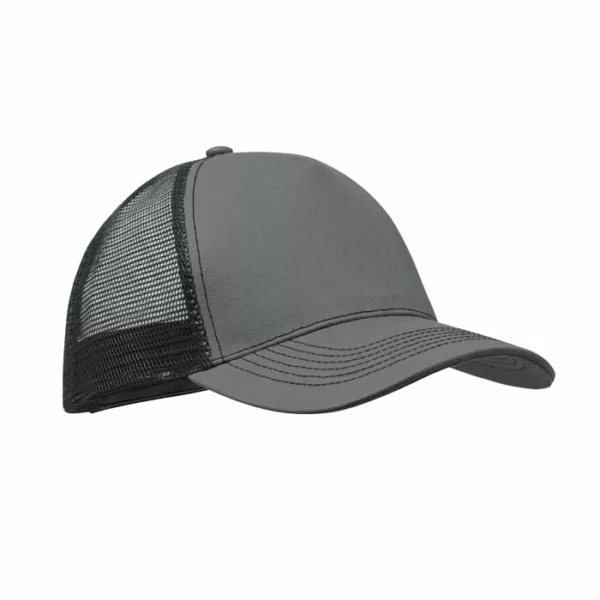 Casquette trucker 5 panneaux coton et maille polyester – Image 5