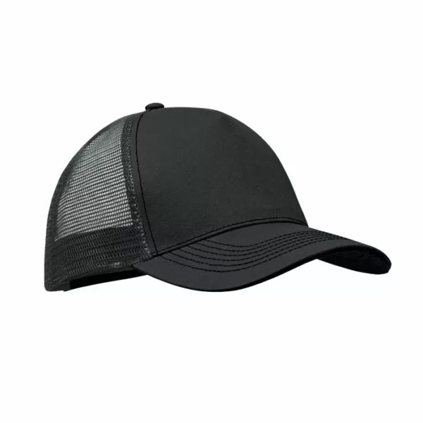 Casquette trucker 5 panneaux coton et maille polyester – Image 6
