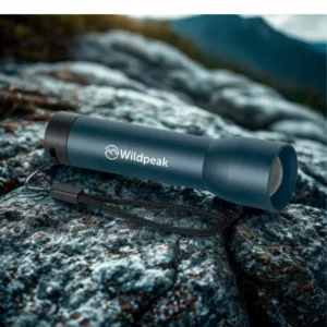 Lampe torche rechargeable en aluminium recyclé