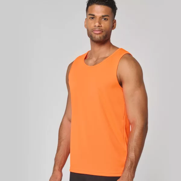 Débardeur homme en polyester léger à séchage rapide – Image 1