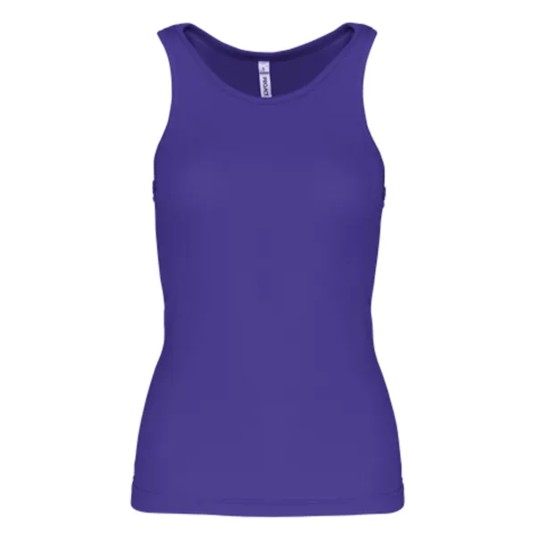 Débardeur femme sport en polyester léger à séchage rapide – Image 2